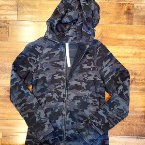 Lululemon Athletica Black Camouflage Hoodie